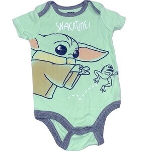 Star Wars onesie Mandalorian Grogu Baby Yoda 6-9 months
